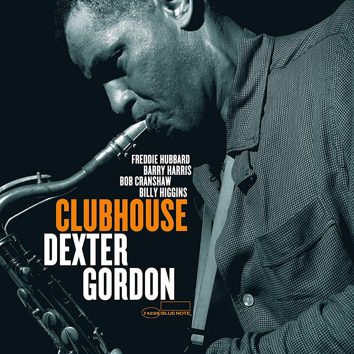 Album borító: Dexter Gordon szaxofonozik, Clubhouse, Blue Note kiadó.