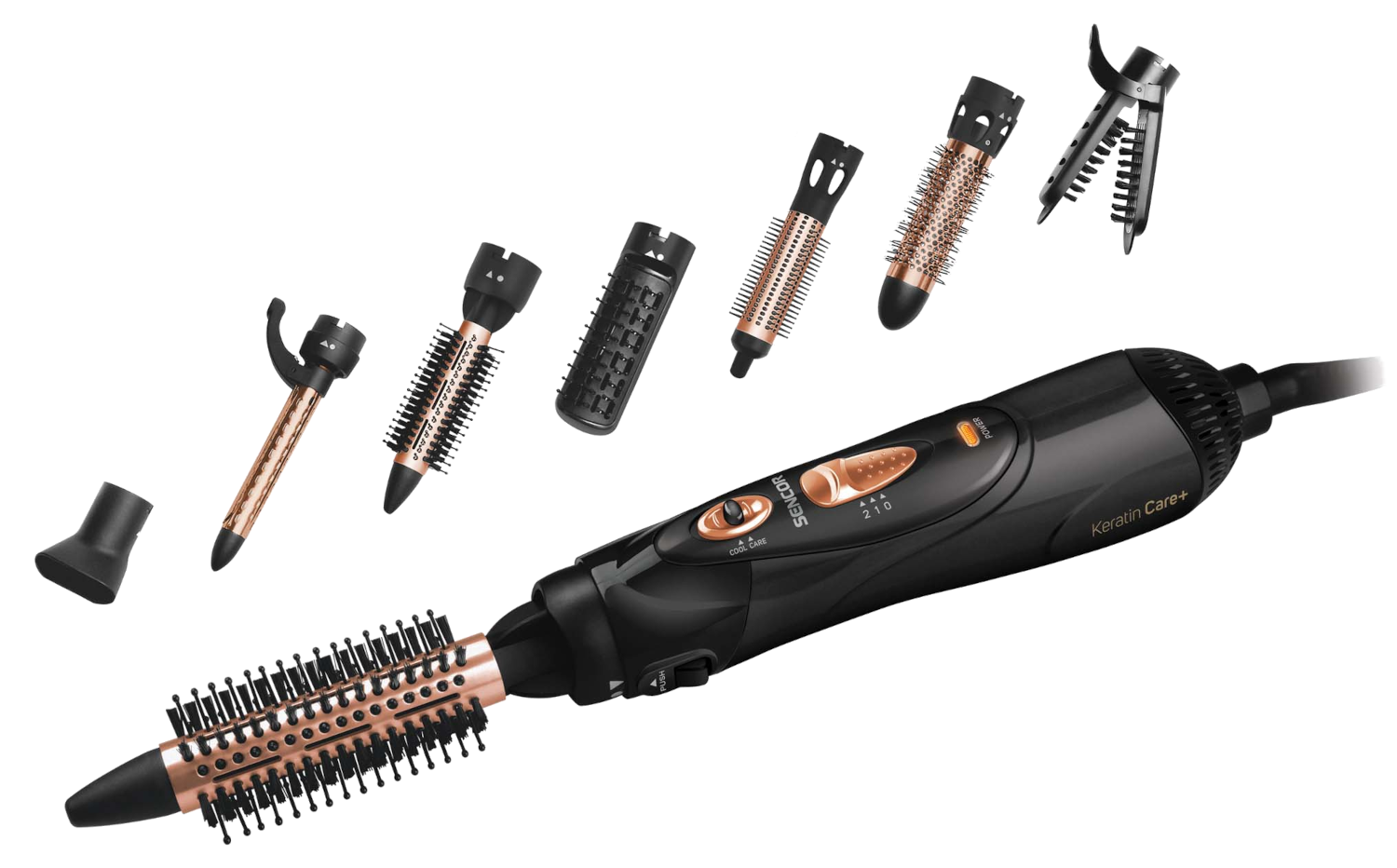 SENCOR SHS 8550BK Forrólevegős hajformázó