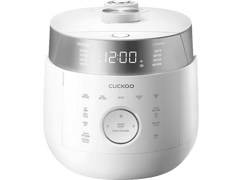 CUCKOO CRP-LHTR0609F Reiskocher Watt, (1090 Weiß/Silber)