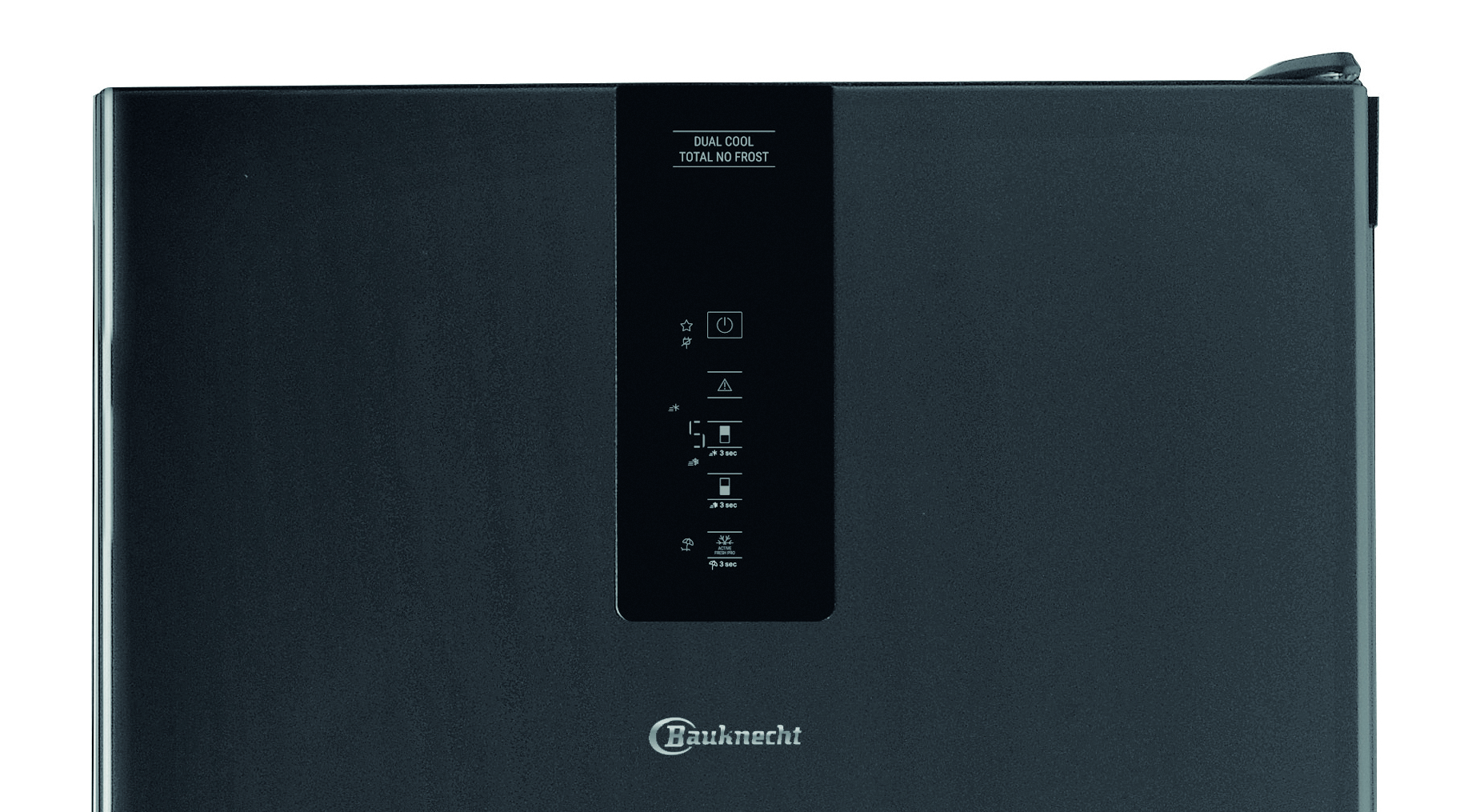BAUKNECHT KGDNF 20C GDSX Kühlgefrierkombination (C, 355 l, 2013 mm hoch, Anthrazit)