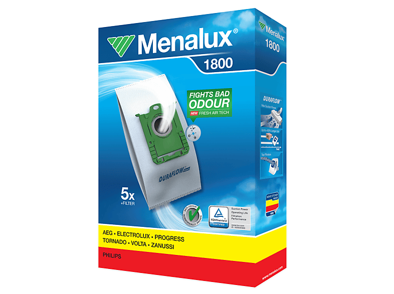 MENALUX 1800 Staubsaugerbeutel | MediaMarkt