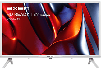 AXEN AX24LEDE09-B 24" 60 Ekran Uydu Alıcılı HD-ready LED TV Beyaz Outlet cccc