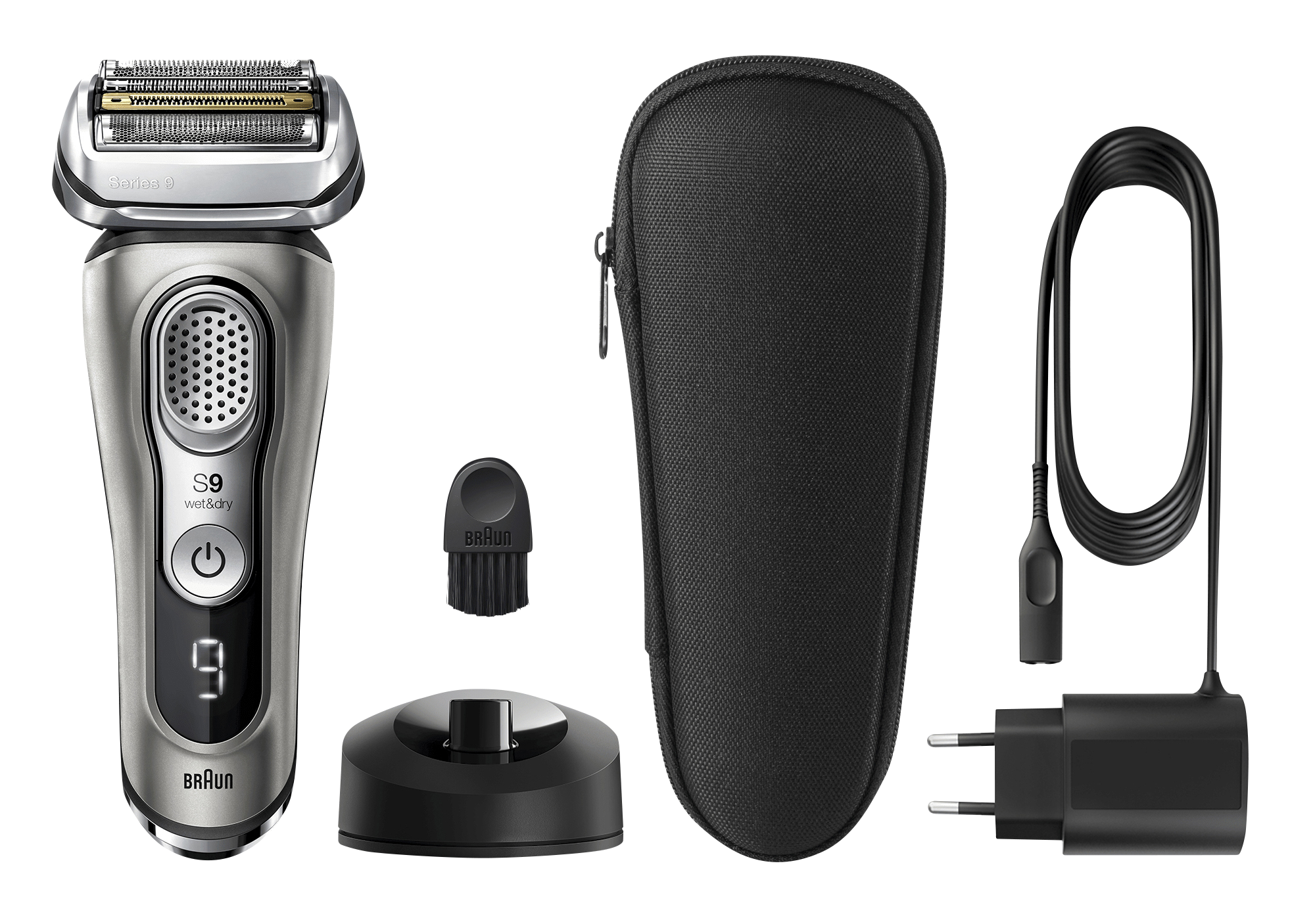 BRAUN Series 9 9325s + Rasierer Grafit  (Active Quattro Head , Reinigungsstation: Nein)