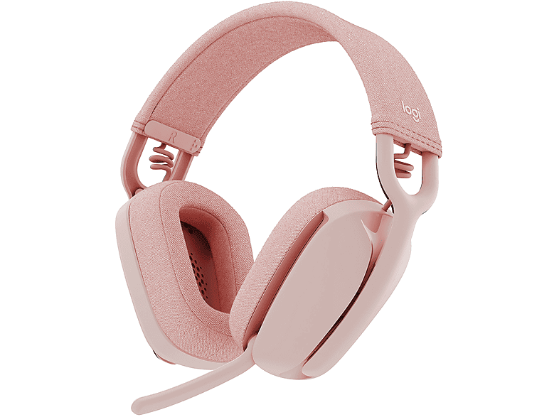 Logitech Zone Vibe 100 Cuffie, Rosa