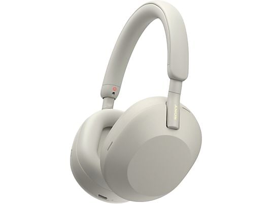 SONY WH-1000XM5 - Casque Bluetooth Noise Cancelling (Over-ear, Argent)