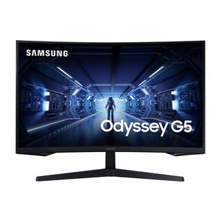 Monitor gaming - Samsung Odyssey G5 LC27G55TQBUXEN, 27", WQHD, 1 ms, 144Hz, Negro