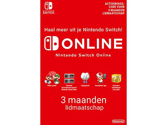Nintendo Switch Rood en Blauw + Mario kart (digitaal) + 3 maanden Nintendo Switch Online