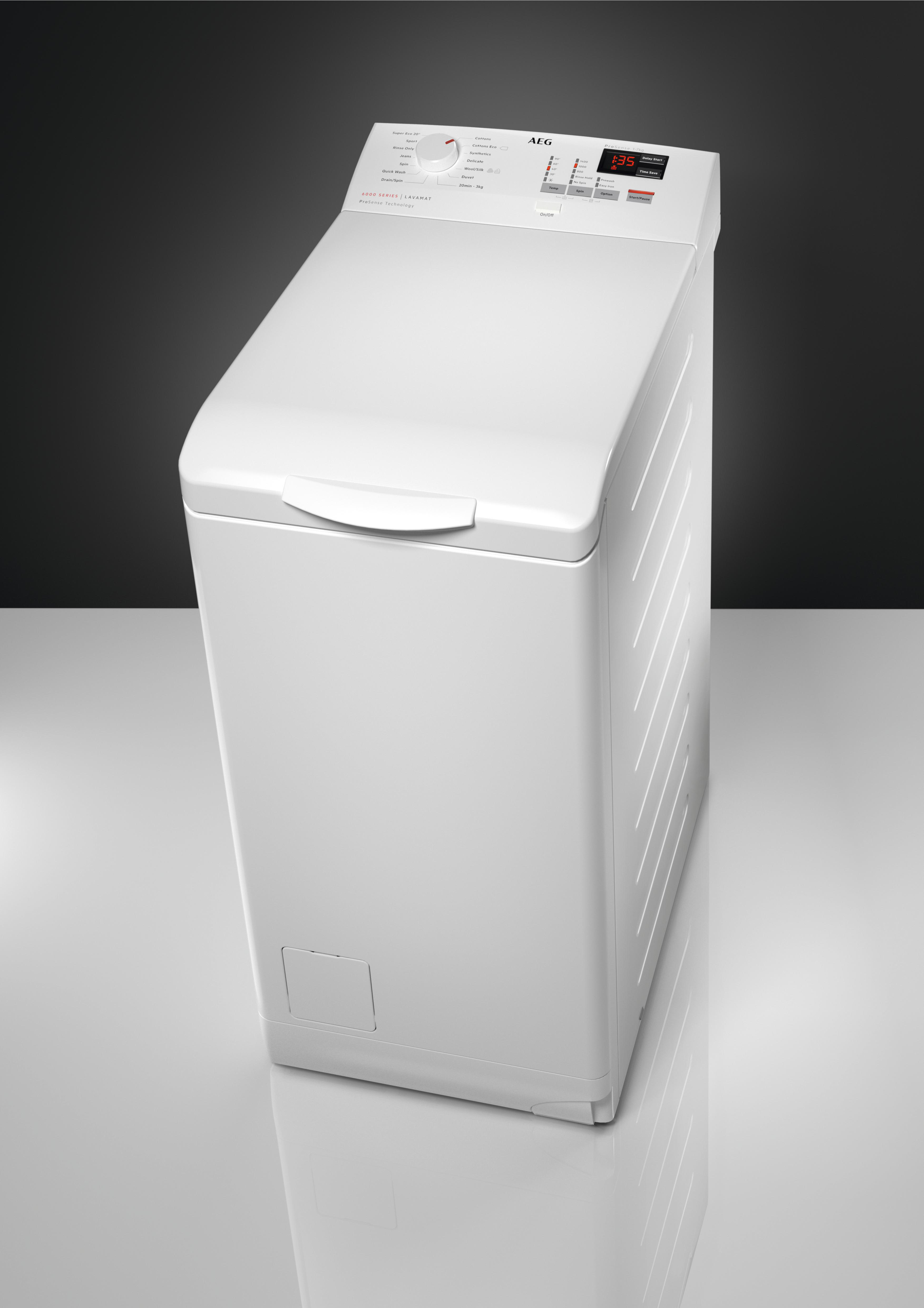 D) U/Min., Serie ProSense® Mengenautomatik (6 kg, Waschmaschine 6000 1151 mit L6TBA41260 AEG