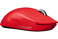 LOGITECH G Pro X Superlight draadloze gaming-muis - Rood