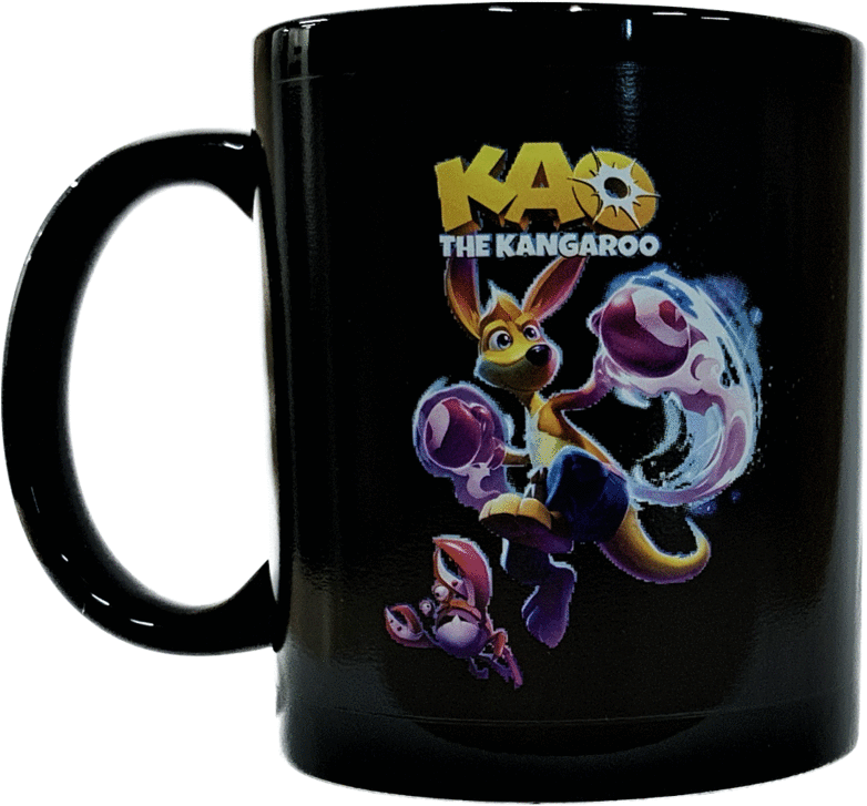 Kao The Kangaroo hőre változó bögre