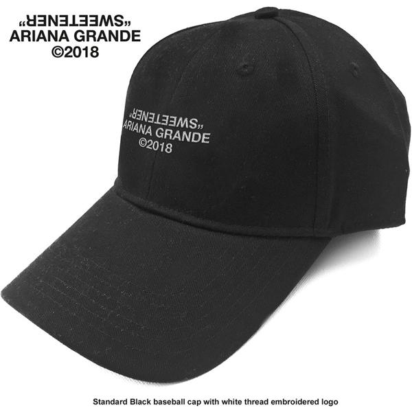 Ariana Grande - Sweetener 2 unisex baseball sapka, fekete