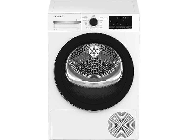 GRUNDIG GPDH 8634 A++ Enerji Sınıfı 8kg Isı Pompalı Kurutma Makinesi Beyaz