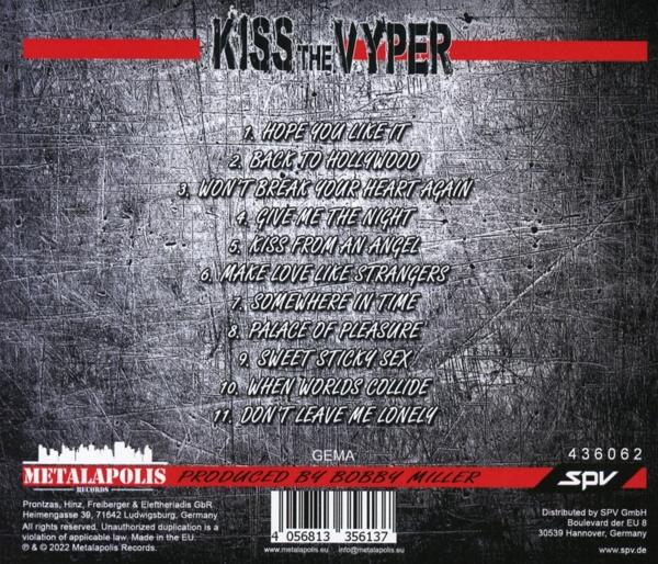 Kiss The Vyper - Hope You Like It  - (CD)