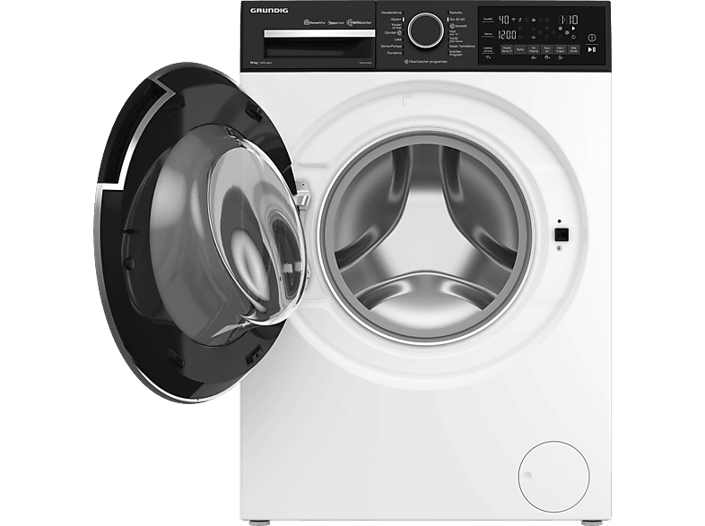 GRUNDIG GPWM 104855 A Enerji Sınıfı 10kg 1400 Devir Çamaşır Makinesi Beyaz_2