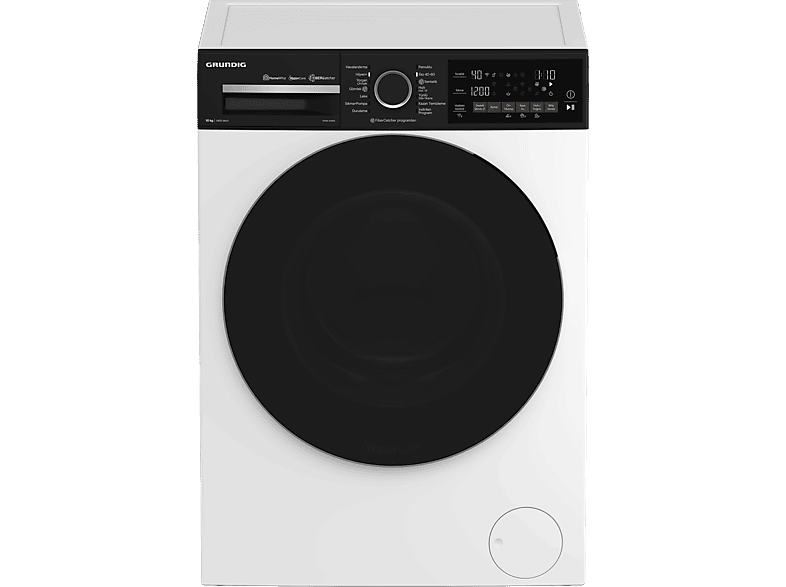 GRUNDIG GPWM 104855 A Enerji Sınıfı 10kg 1400 Devir Çamaşır Makinesi Beyaz