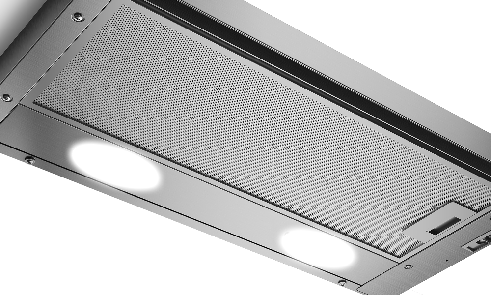 Campana decorativa - Beko CTB 6250 X, Telescópica, 3 velocidades, 420 m³/h, Inox