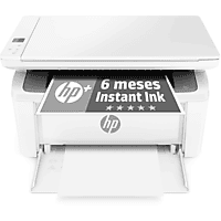Impresora multifunción | HP Laserjet M140we, B&W, USB, Fax, 6 Instant Ink con HP+, hasta 21 ppm, 7MD72E