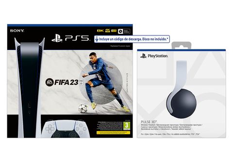 Mando DualSense Wireless Controller Blanco + FIFA 23 (Digital) (PS5)