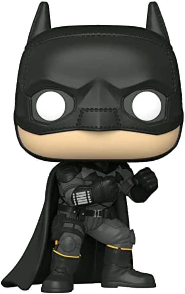 Figura - Funko Pop! DC: Batman (The Batman), Vinilo, 25 cm, Negro