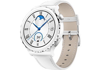 HUAWEI Watch GT 3 Pro 43mm , weiß mit Lederband
