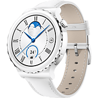HUAWEI Watch GT 3 Pro 43mm , weiß mit Lederband