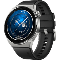 HUAWEI Watch GT3 Pro 46mm Titanium Schwarz mit Fluoroelastomerband