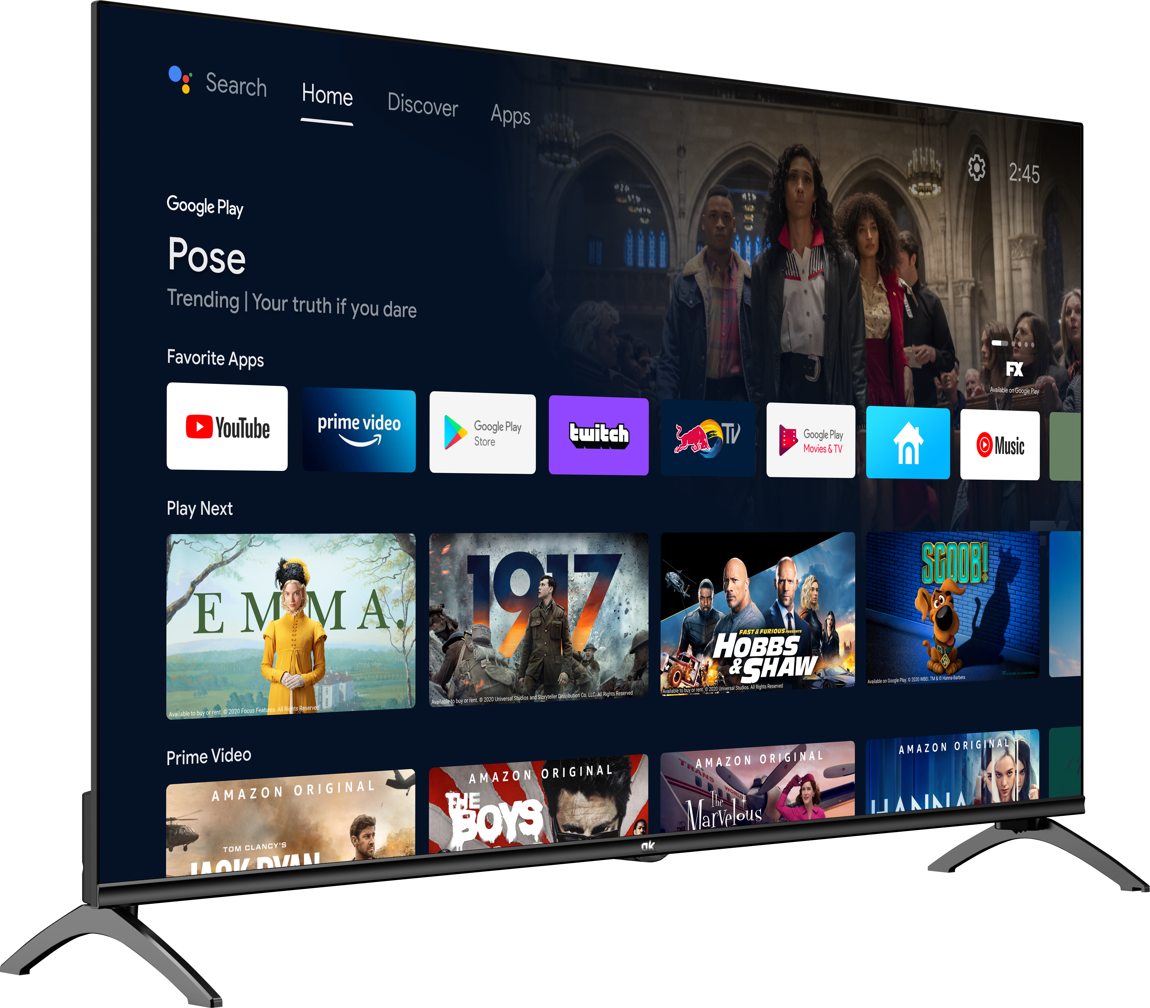 OK ODL 43951UC-TAB - TV (43 ", UHD 4K, LCD)