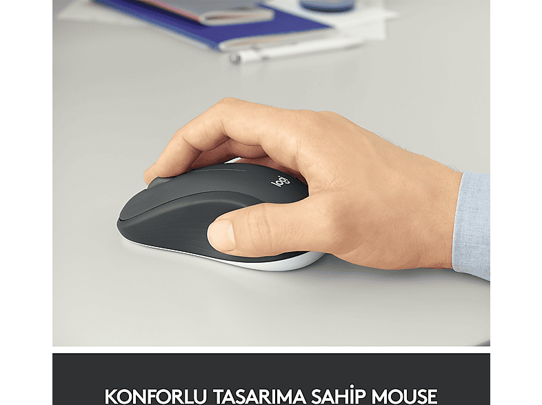 LOGITECH MK540 ADVANCED Kablosuz Türkçe Q Klavye Mouse Seti - Siyah_2