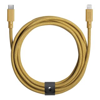 NATIVE UNION Belt - USB-C zu Lightning-Kabel (Gelb)