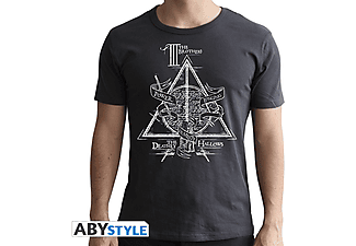 Harry Potter - Deathly Hallows - L - férfi póló