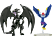 SUPER IMPULS Yu-Gi-Oh! - Red Eyes B. Dragon & Harpie Lady: Battle Pack - set di figure da collezione (Multicolore)