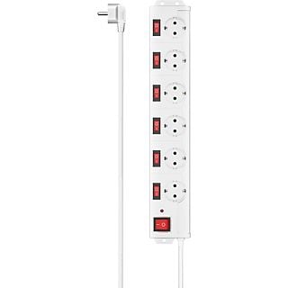 HAMA 223159 Stekkerdoos 6-voudig 90w Wit