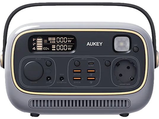 AUKEY PowerStudio 300 - Tragbare Powerstation (Grau)