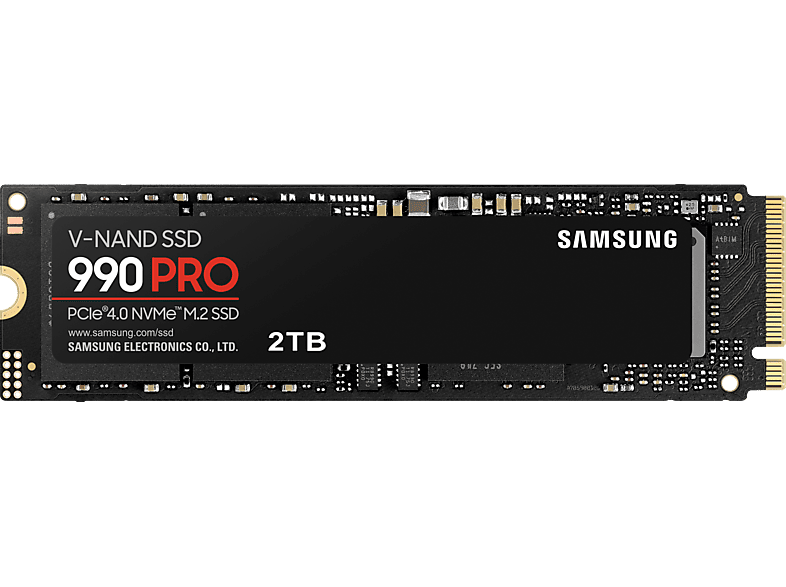SAMSUNG 990 PRO NVMe M.2 SSD - Festplatte (SSD, 2 TB, Schwarz)