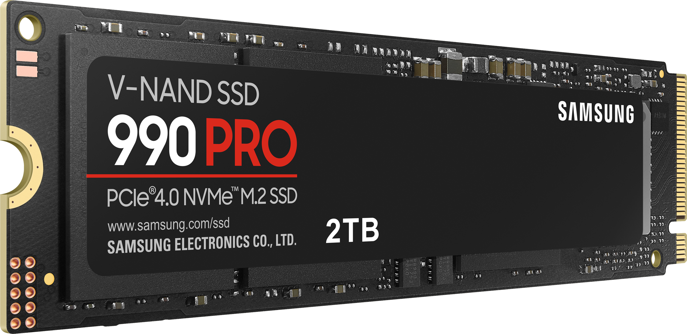 SAMSUNG 990 PRO NVMe M.2 SSD | Festplatte (SSD, 2 TB, Schwarz