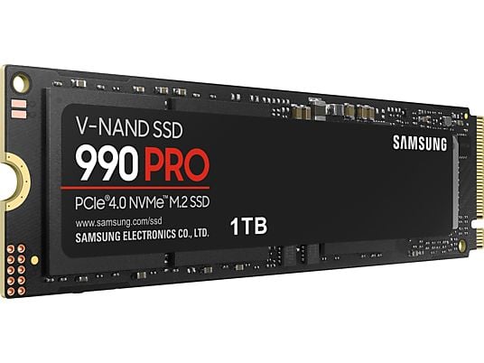 SAMSUNG 990 PRO NVMe M.2 SSD - Festplatte (SSD, 1 TB, Schwarz)