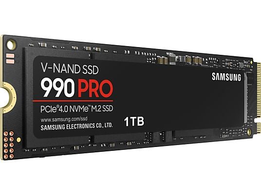 SAMSUNG 990 PRO NVMe M.2 SSD - Disco fisso (SSD, 1 TB, Nero)