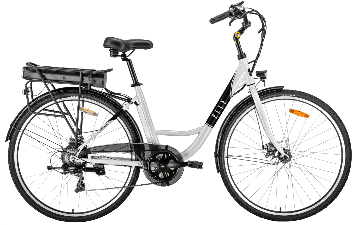 JEEP Elektrische fiets Elle City E-Bike Wit (E-C28LT-WK)
