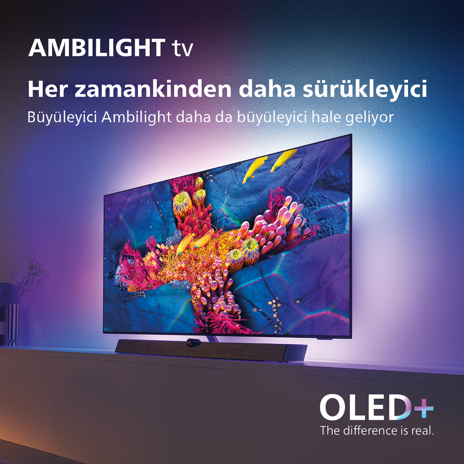 PHILIPS 77OLED937 77 inç 194 Ekran Uydu Alıcılı Android Smart 4 Taraflı Ambilight 4K Ultra HD OLED+ TV