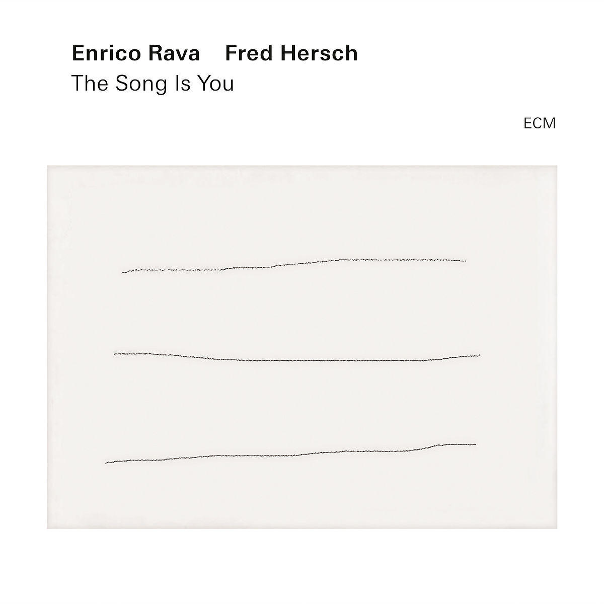 Albumborító a 'The Song Is You' szöveggel. Minimál vonalrajzot tartalmaz.