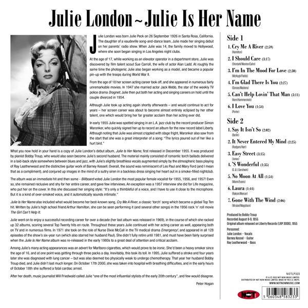 Julie London - Julie is Her Name  - (Vinyl)