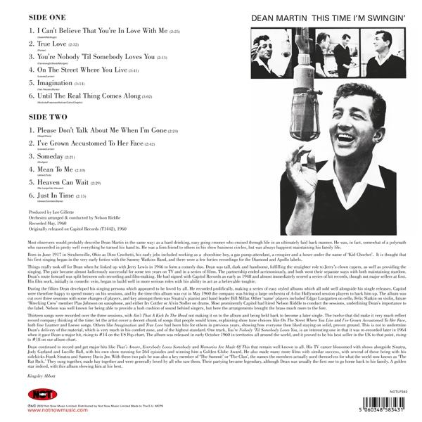 Dean Martin - This Time I'm Swingin'  - (Vinyl)