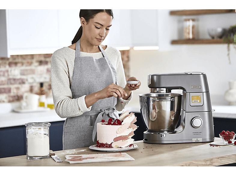 Kenwood KWL 90.004 SI Titanium Chef Patissier XL Solo Küchenmaschine Silber (Rührschüsselkapazität: 7 l, 1400 Watt) — Foto 3 von 5