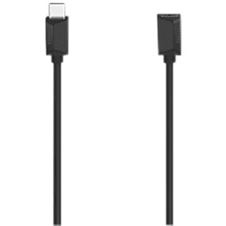 HAMA Full- Featured - USB-C-Verlängerungskabel (Schwarz)