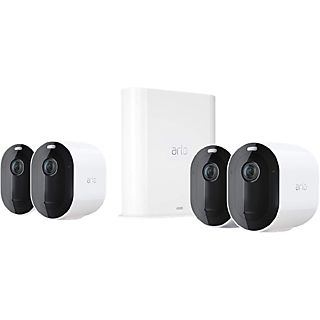 ARLO Pro3 Smart Home 4 kabellose 2K-HDR Überwachungskameras & Sicherheitsalarm