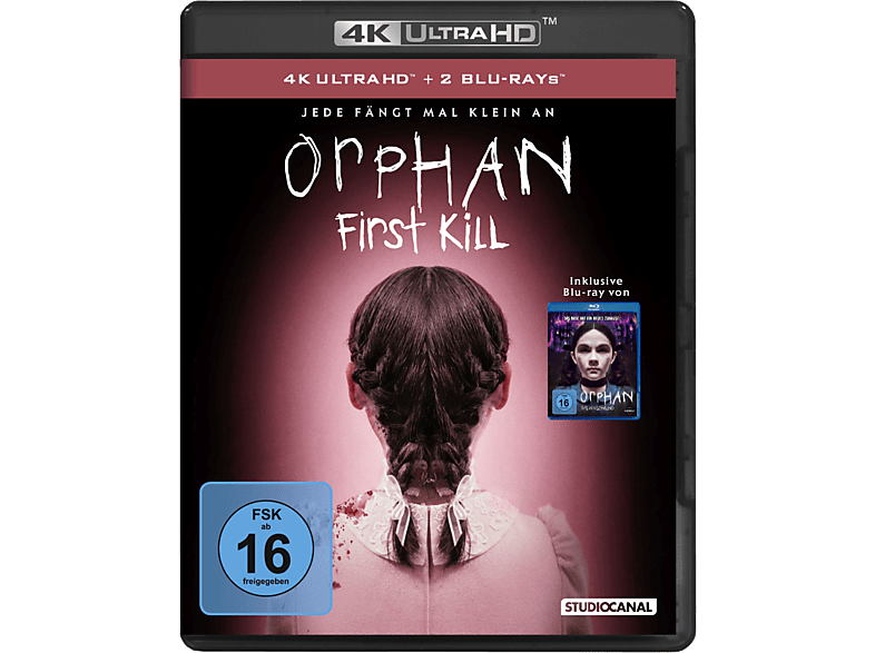 Orphan: First Kill & Das HD Blu-ray 4K Ultra + Waisenkind Blu-ray