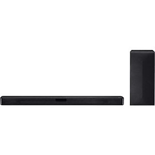 Barra de sonido - LG SN4R, Bluetooth, Inalámbrico, 420W, DTS Virtual:X, Subwoofer, 4.1, HDMI, USB, Negro