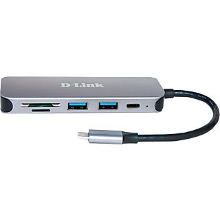 DLINK DUB-2325 - Concentrateur USB (Gris)