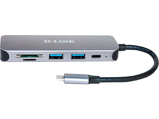 DLINK DUB-2325 - Concentrateur USB (Gris)