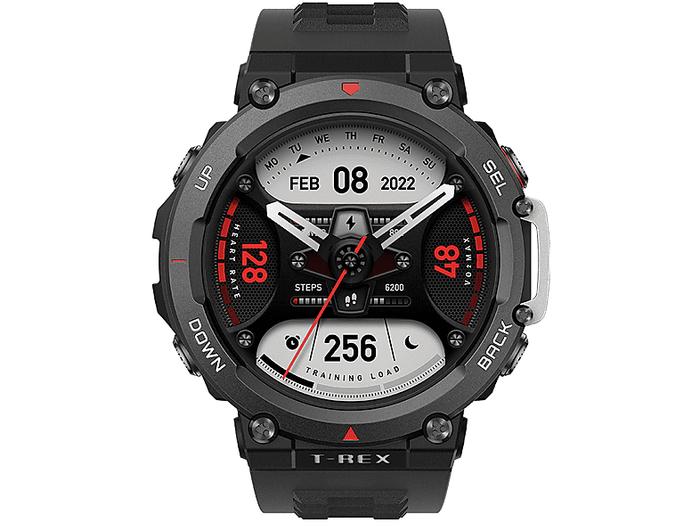 AMAZFIT T-Rex 2 Akıllı Saat Ember Siyah_2